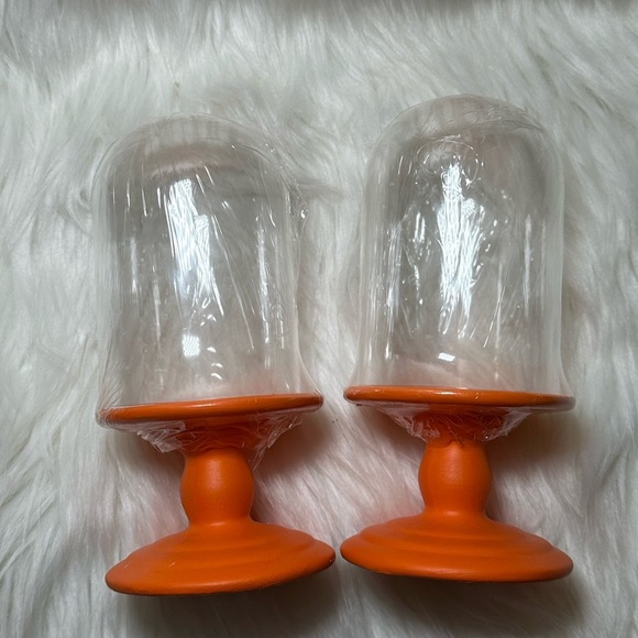 Orange Glass Dome Home Accents - Picture 3 of 5